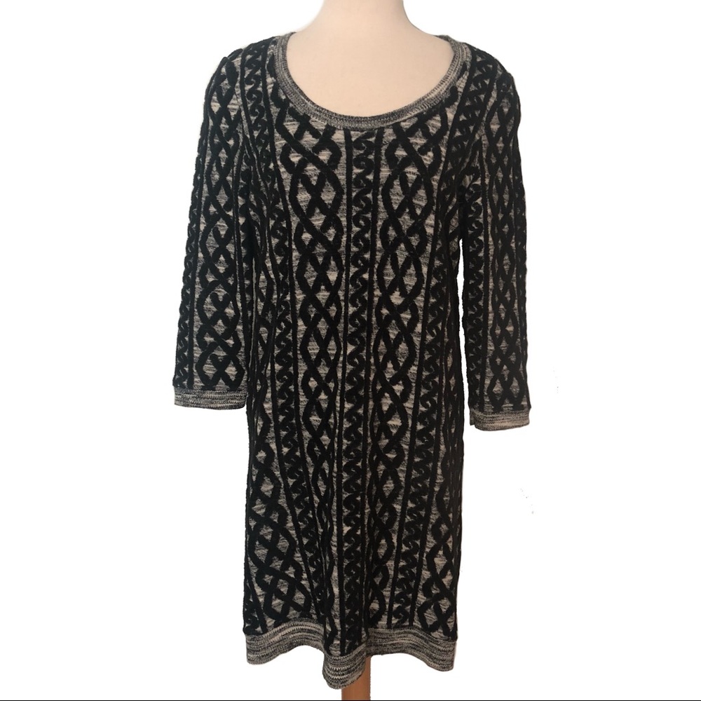 ANTHROPOLOGIE MOTH Sweaterstitched Tunic Dress